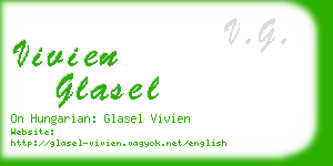 vivien glasel business card